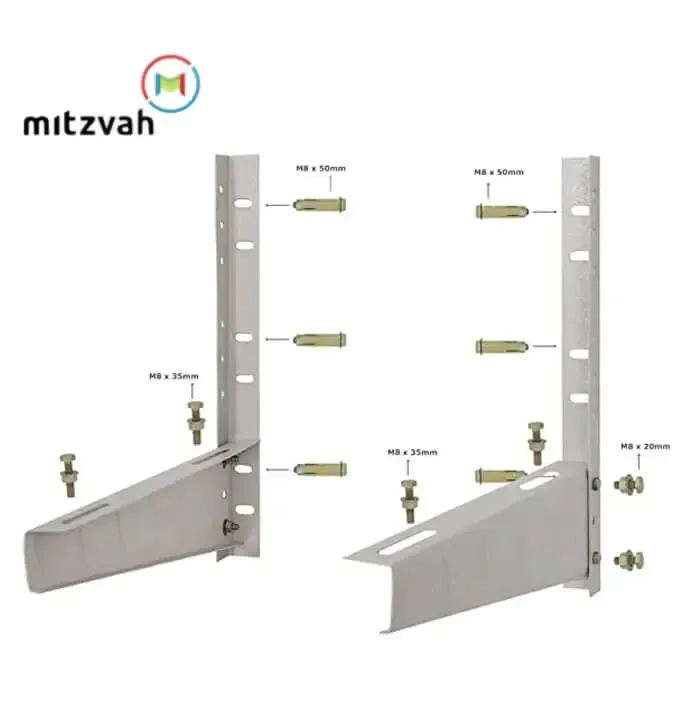 Heavy Duty Air Conditioner Outdoor Unit Mounting Bracket