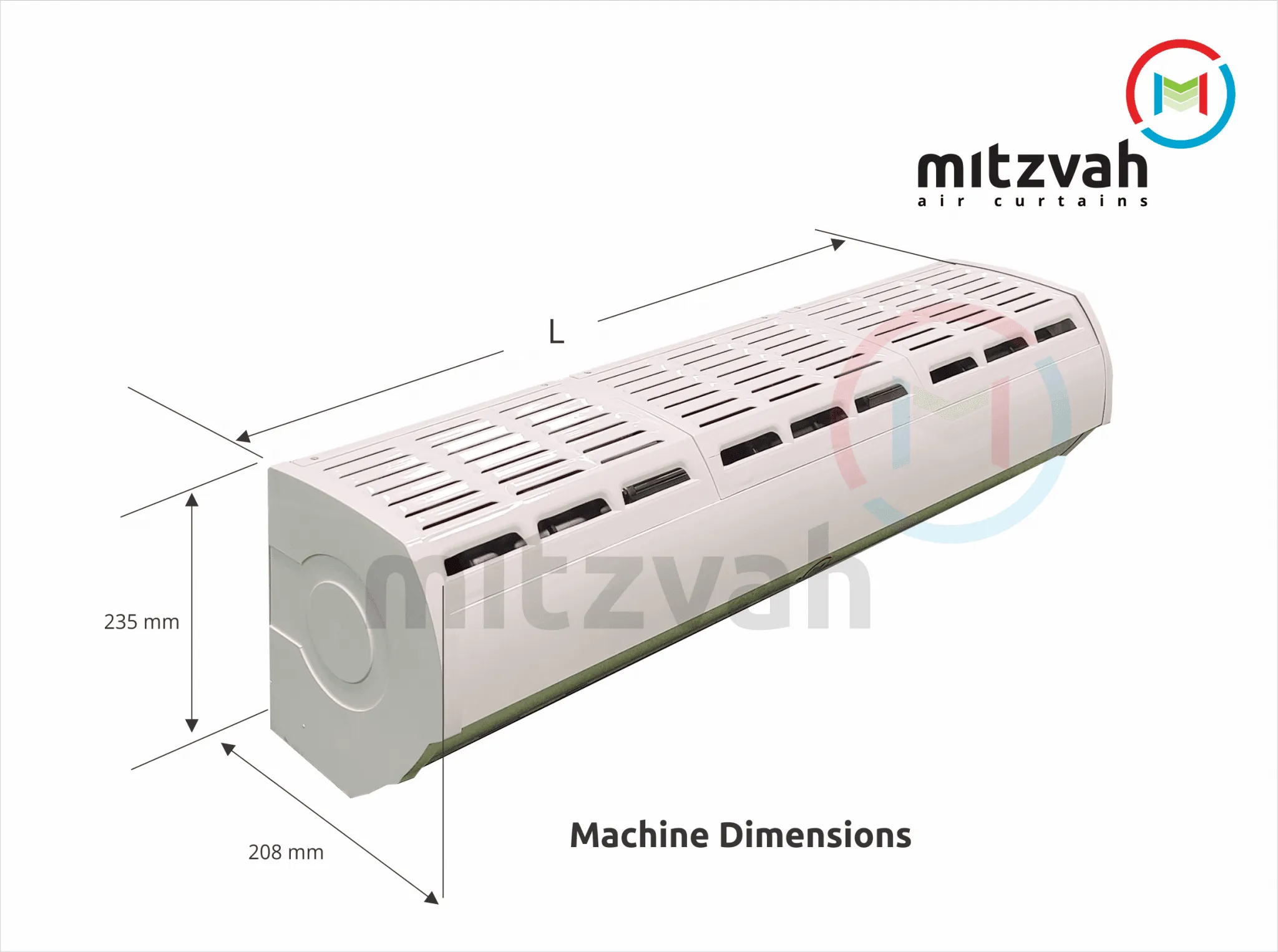 Mitzvah Air Curtains ASP Series